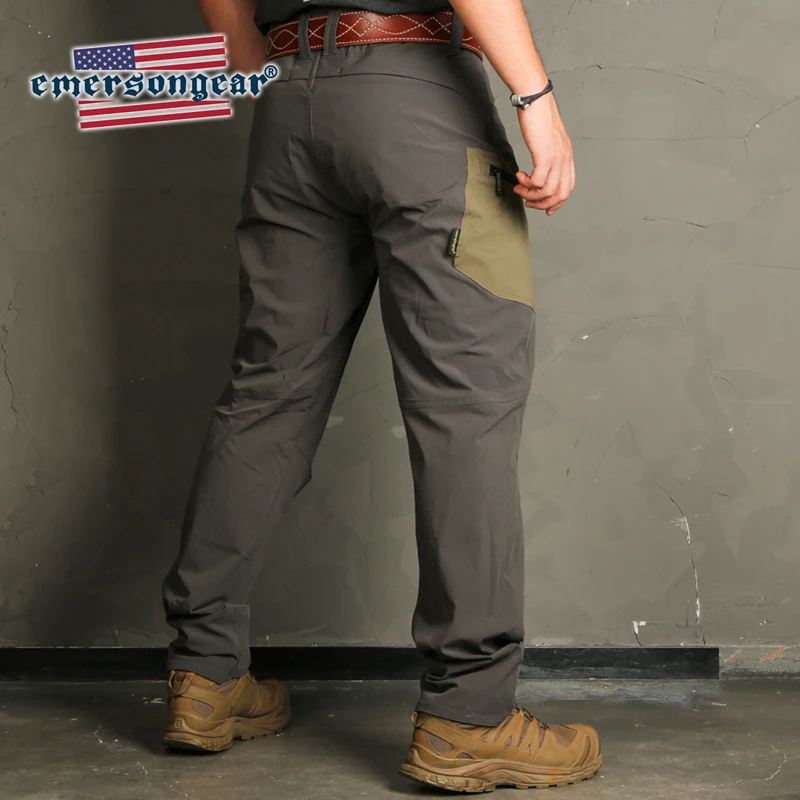Emersongear pantalones tácticos de secado rápido pantalones de carga estirados deportes al aire libre senderismo caza Camping impermeable Nylon EM9481 - imagen 3