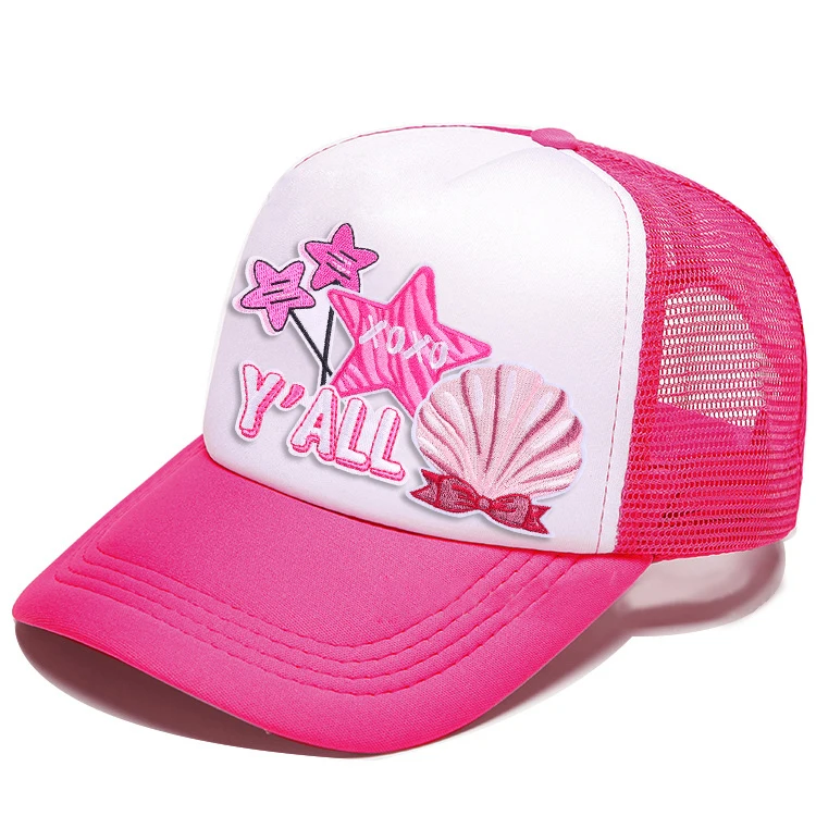 Parches bordados de vaquera occidental de dibujos animados, parches para planchar para ropa, sombreros, DIY, conchas, peces, camarones, sirena, insignias para coser - imagen 4