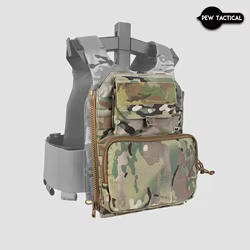 PEW TACTICAL Chaleco MOLLE con cremallera trasera para airsoft caza