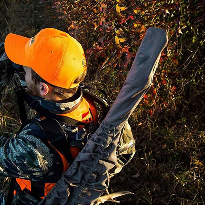 Paquete de pistola de Rifle de aire de caza al aire libre, funda de camuflaje del ejército, paquete de accesorios de caza, mochila con correa para el hombro - imagen 3