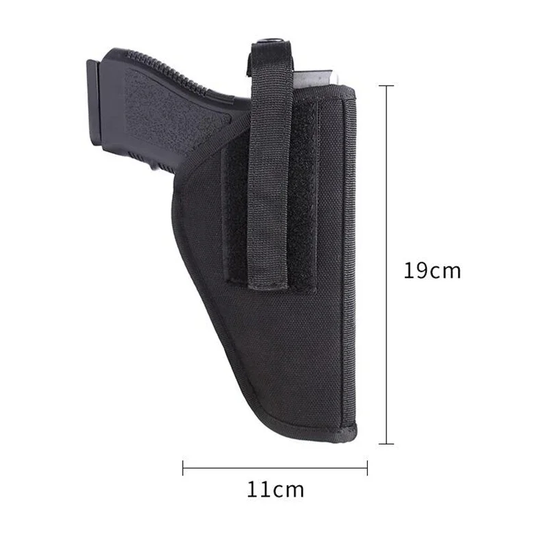 Funda de transporte oculta ambidiestro Niversal, compatible con Taurus G2C, GL 43X, Ruger Max 9, hecha de nailon 800D para hombres y mujeres - imagen 5