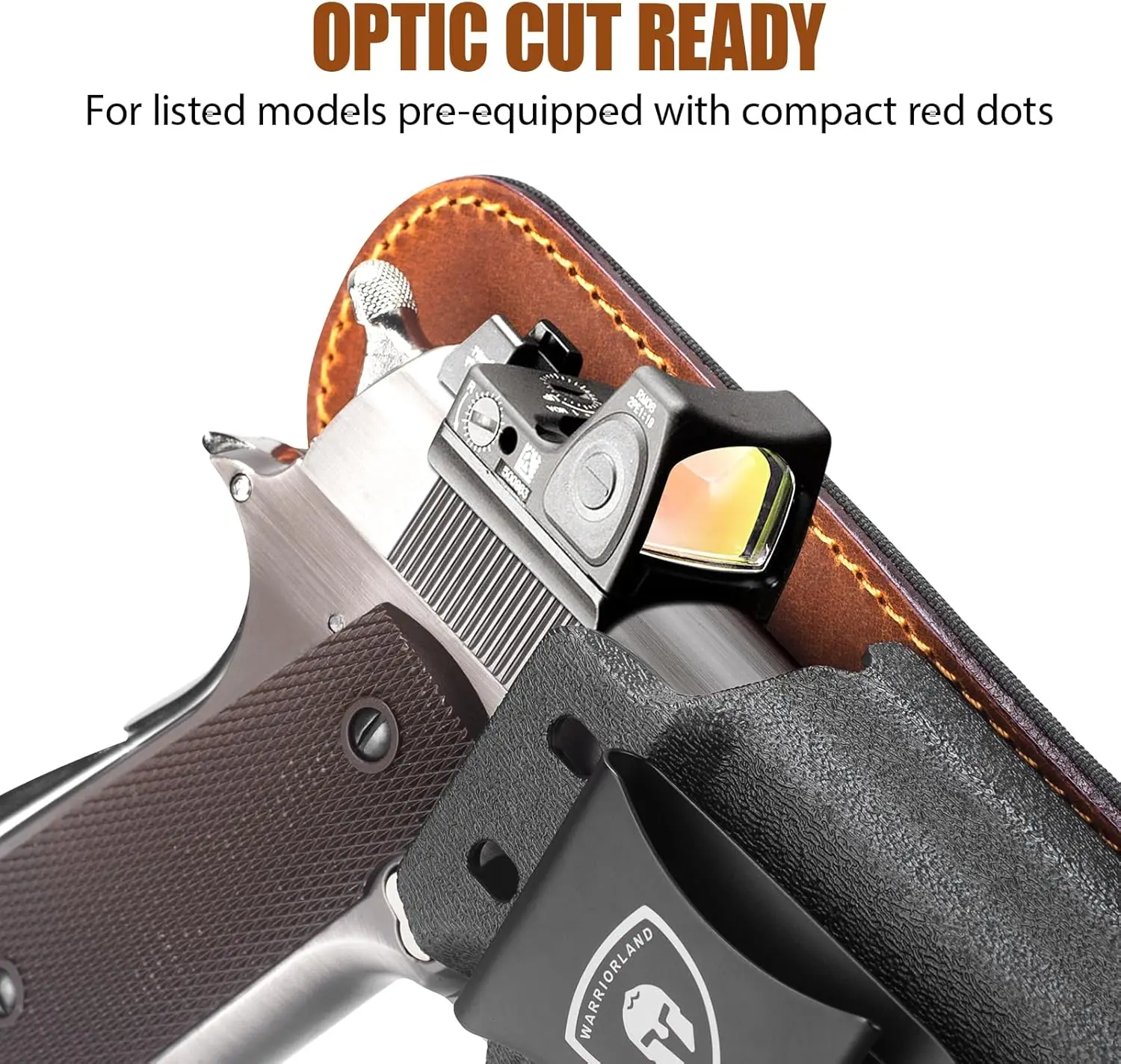 Solo para funda de 1911, 5", funda IWB Hydrid: Colt/Kimber/Tisas/S y W/Ruger/Sig/RIA, etc., retención |   Último comodidad |   Mano derecha - imagen 5