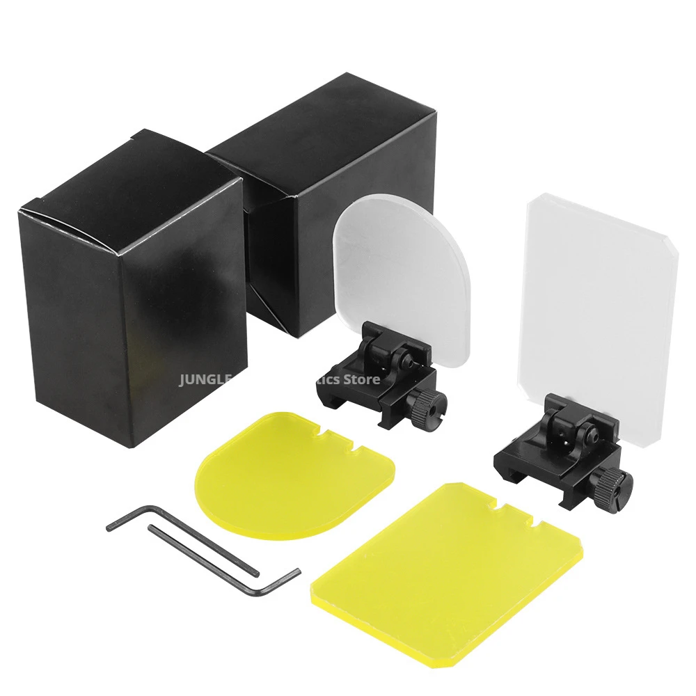 Protector de gafas de 20mm para Rifle, Protector de lente Airsoft, mira telescópica, aparejos tácticos para exteriores, gafas holográficas, accesorio de protección ocular - imagen 4