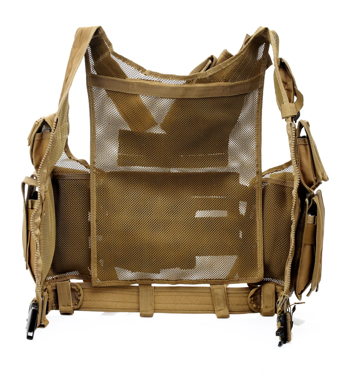 Chaleco protector táctico militar, chaleco protector de entrenamiento de combate para caza al aire libre, chaleco a prueba de balas para pistola de aire de juego CS - imagen 5