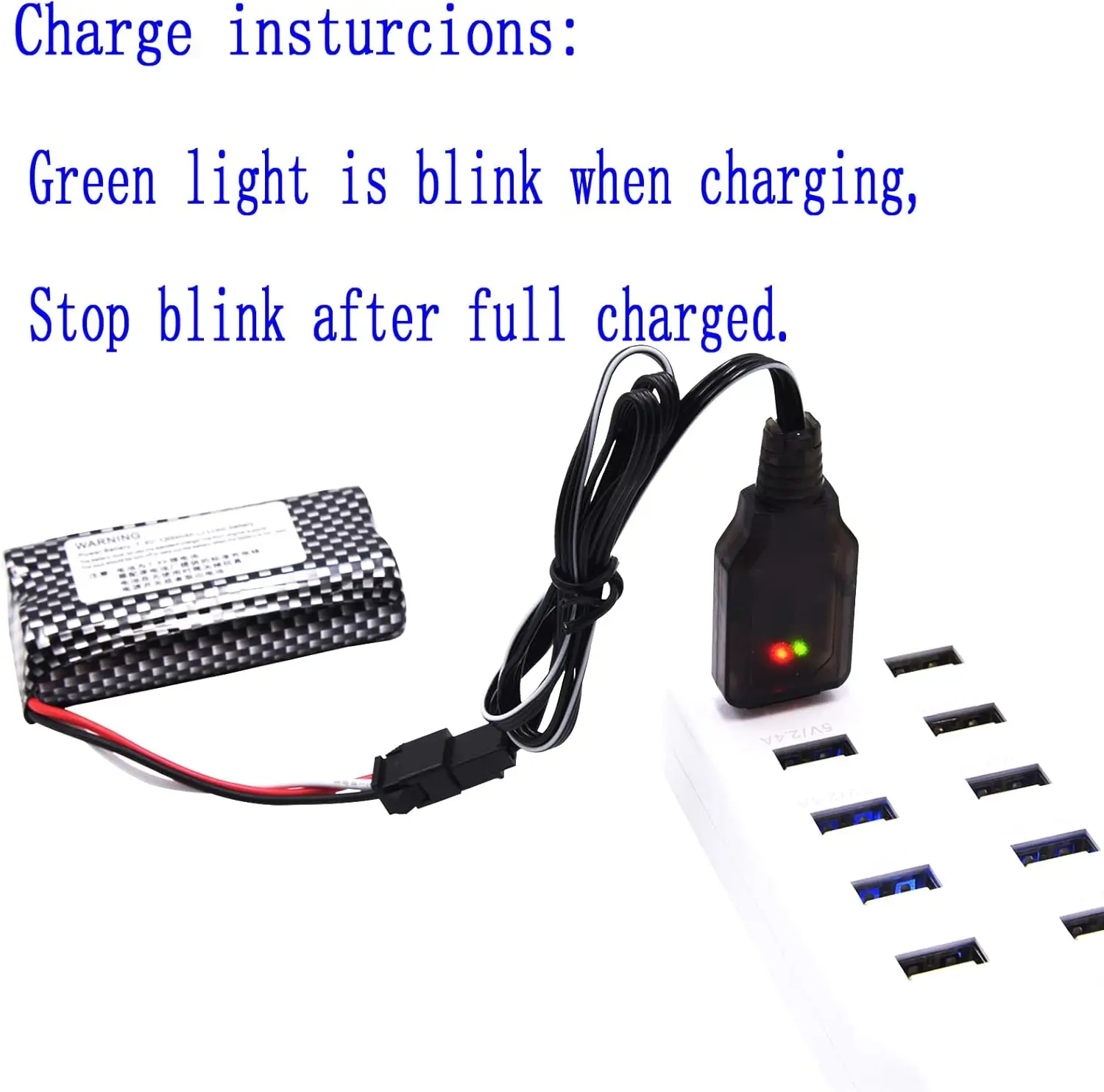 Batería de iones de litio recargable, enchufe de SM-3P con cargador para MN82, MN128, MN78, Control remoto, coche, Huina 7,4, camión RC, 1300 V, 1575 mAh, 10C - imagen 3