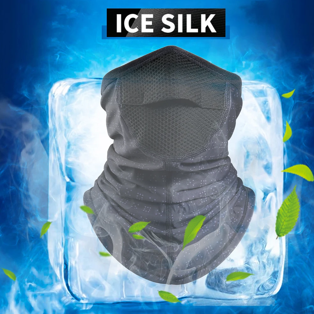 Bandana transpirable de verano para hombre y mujer, máscara facial para senderismo, caza, ciclismo, correr, motociclista, pesca, deportes, bufanda de tubo para el cuello - imagen 3