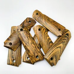 Grips 1911 madera Wenge natural personalizados - textura y acabado