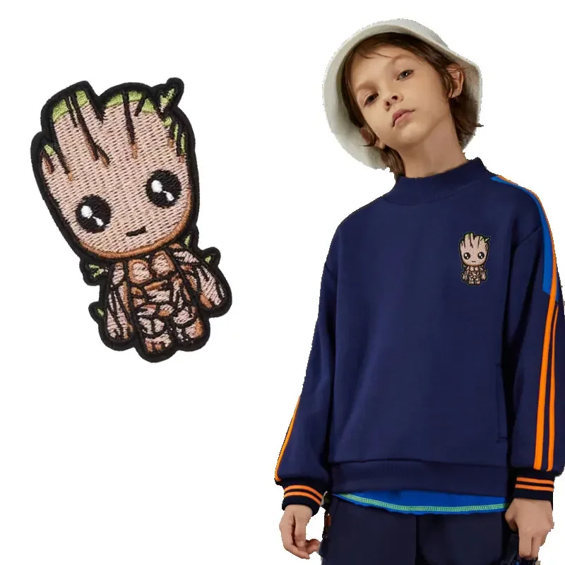 Parches de hierro de dibujos animados para ropa, camiseta, parche bordado de Disney, accesorios de ropa, pegatinas, chaqueta, costura DIY - imagen 5