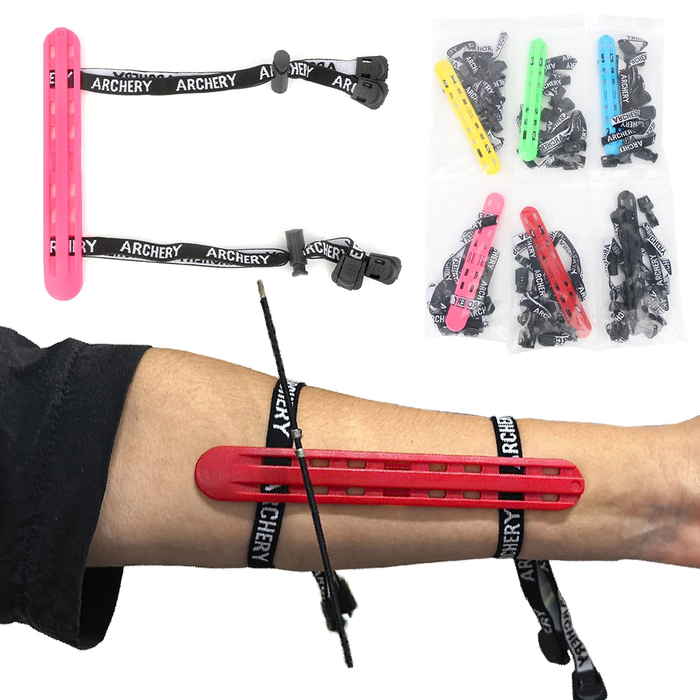 Protector de brazo tiro con arco de plástico duro ajustable - imagen 2
