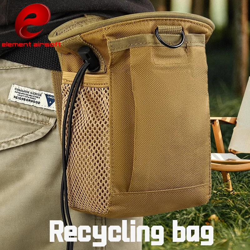 Bolsa de nailon Molle 600D de camuflaje para exteriores, riñonera reciclada, bolsas de munición, accesorios de caza, novedad de 2024