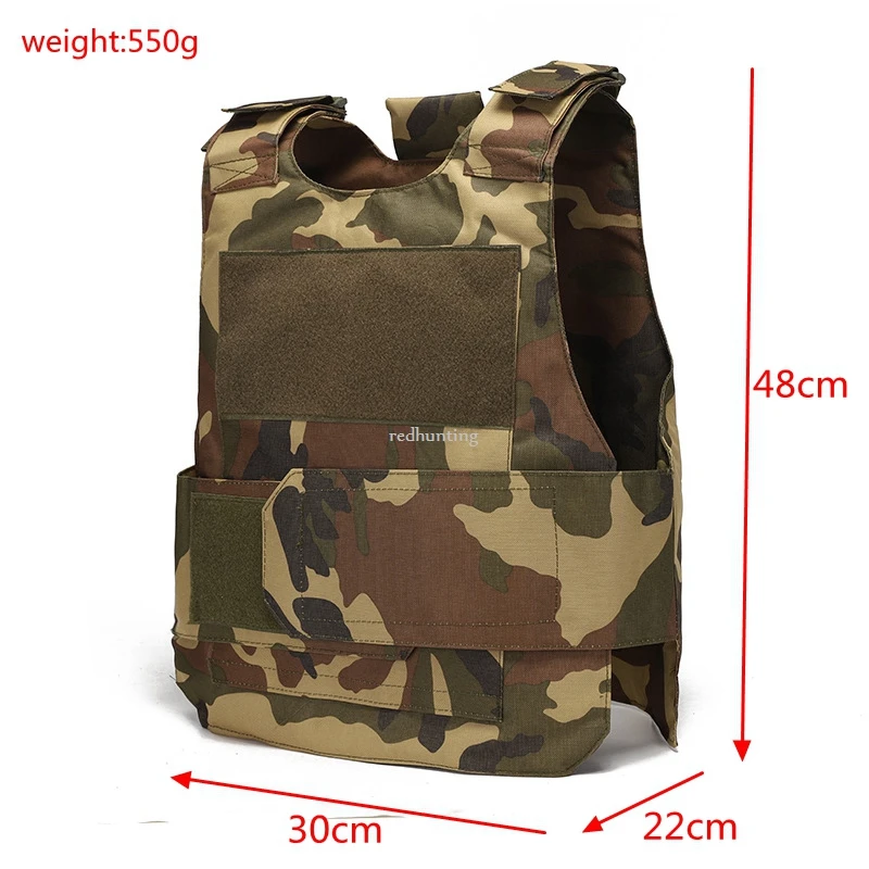 Chaleco táctico ajustable al aire libre para hombres y mujeres, ropa Molle, Airsoft, Paintball, entrenamiento de combate, disfraz protector - imagen 2