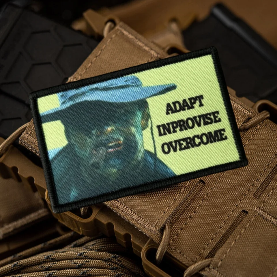 Insignia táctica Heartbreak Ridge, parche impreso de moral, brazalete militar de EE. UU., pegatinas para mochila con gancho y bucle - imagen 4