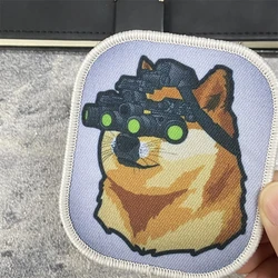 Brazalete militar táctico “Siba-inu Pnv”, telescopio para perro, insignia de moral, gancho y bucle, mochila, sombrero, accesorios, pegatinas