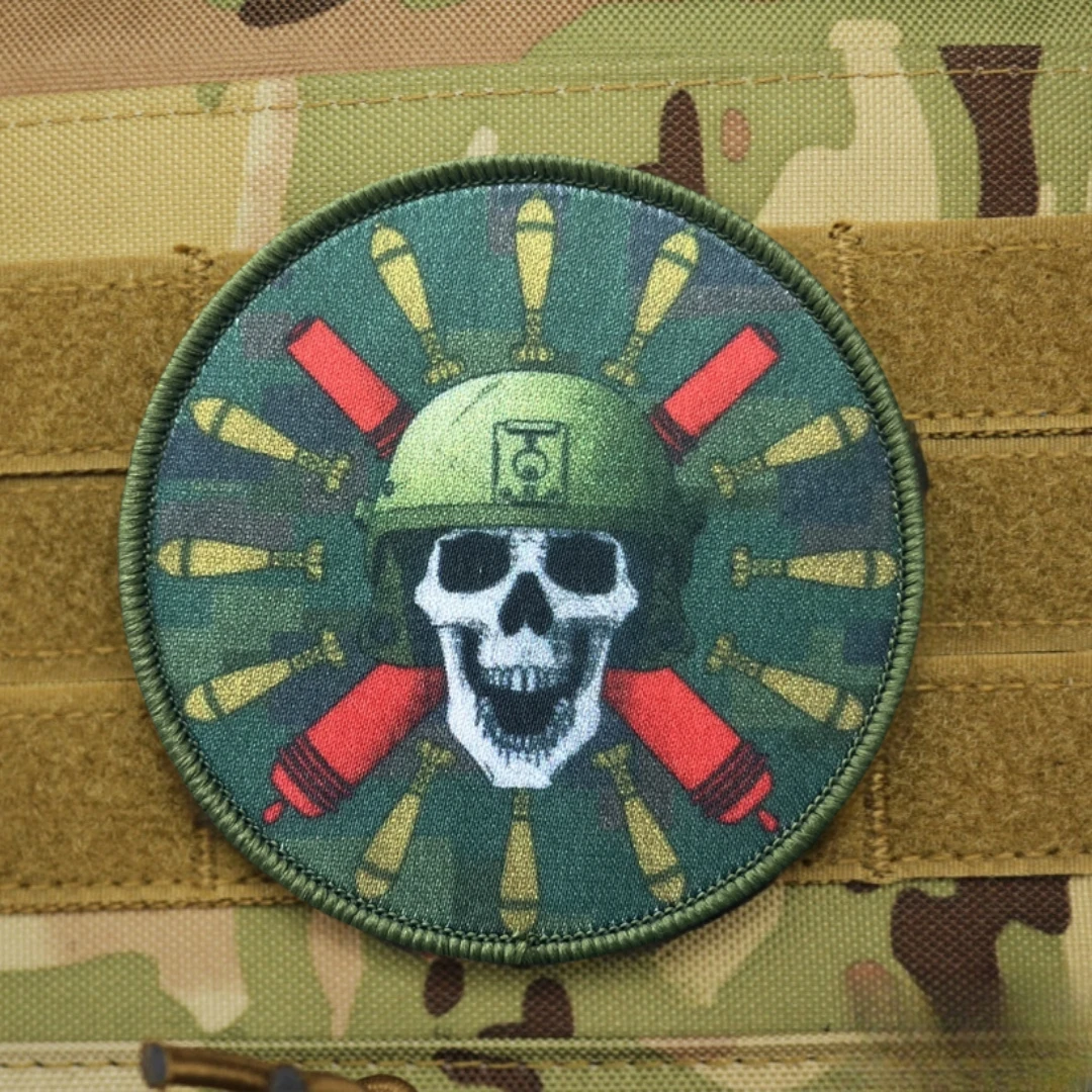 Parche del ejército Chevron "RAV", insignia de moral de soldado táctico, parches impresos con gancho para ropa, equipo militar, pegatina para casco - imagen 4
