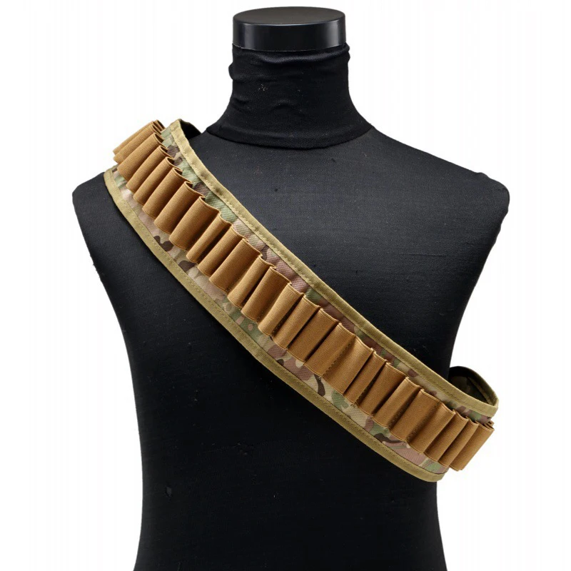 30 soporte de carcasa redonda, cinturón de entrenamiento, accesorios de caza, deportes al aire libre, calibre 12, munición 12GA, cartuchos de vendaje, cinturones de cintura - imagen 2