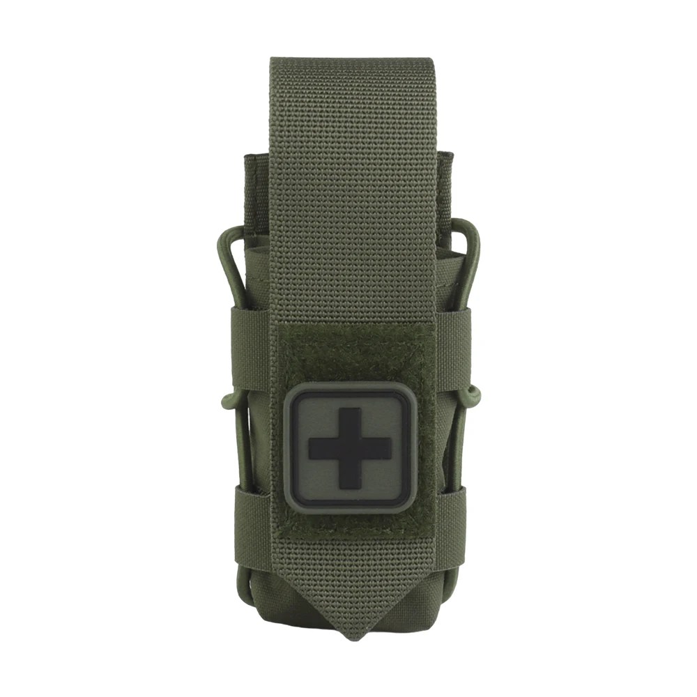 Bolsa de torniquete táctico Universal de despliegue rápido soporte TQ caza al aire libre Camping Trauma Kit MOLLE cinturón de combate chaleco equipo - imagen 3