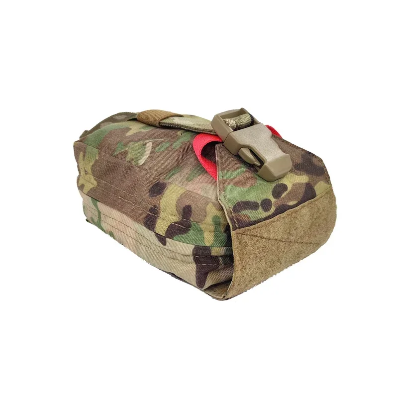 Bolsa para botiquín de primeros auxilios Airsoft, bolsa médica táctica EDC Molle ATS, Kit médico de utilidad extraíble de emergencia de supervivencia Multicam - imagen 4