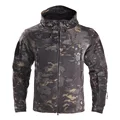 Hooded Black Camo