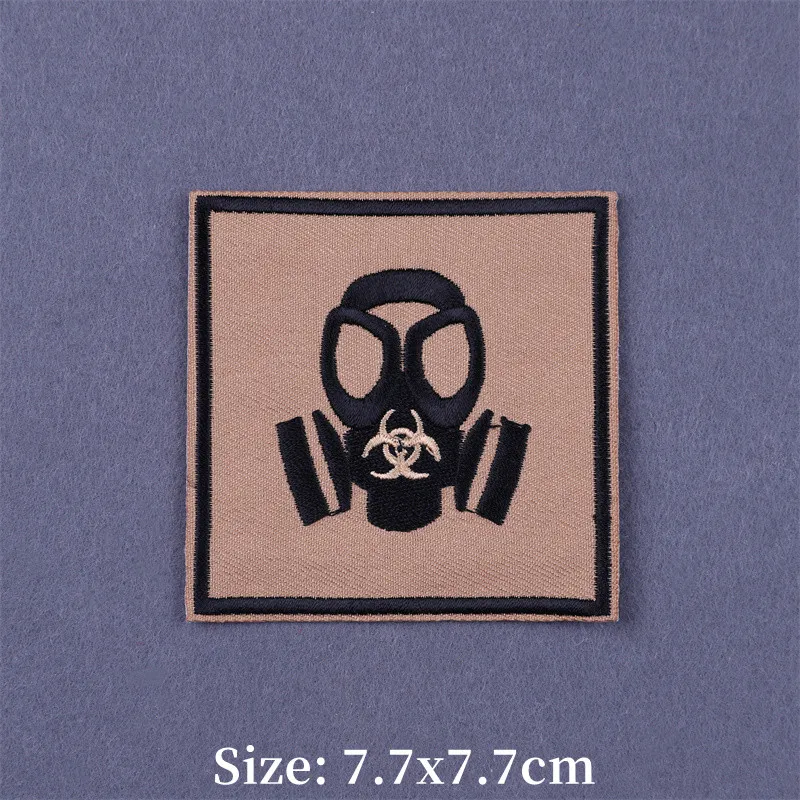 Parches bordados Punk para planchar en ropa, parche termoadhesivo Hippie Rock para ropa, pegatinas bordadas DIY, apliques - imagen 5