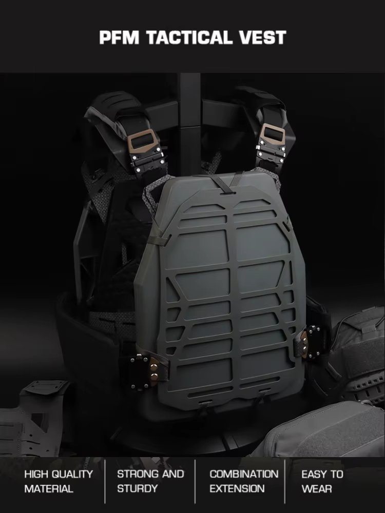 Chaleco ajustable de caza con portador compatible MOLLE