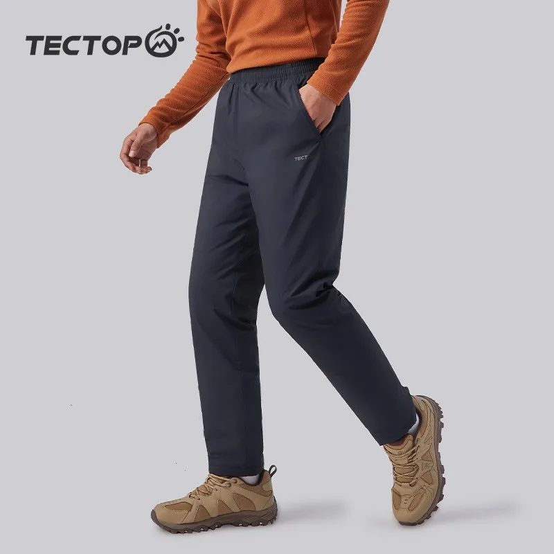 Tectop-Pantalones gruesos y cálidos para hombre y mujer, calzas impermeables de plumón de pato blanco 90% de alta calidad, talla grande, novedad de invierno - imagen 4