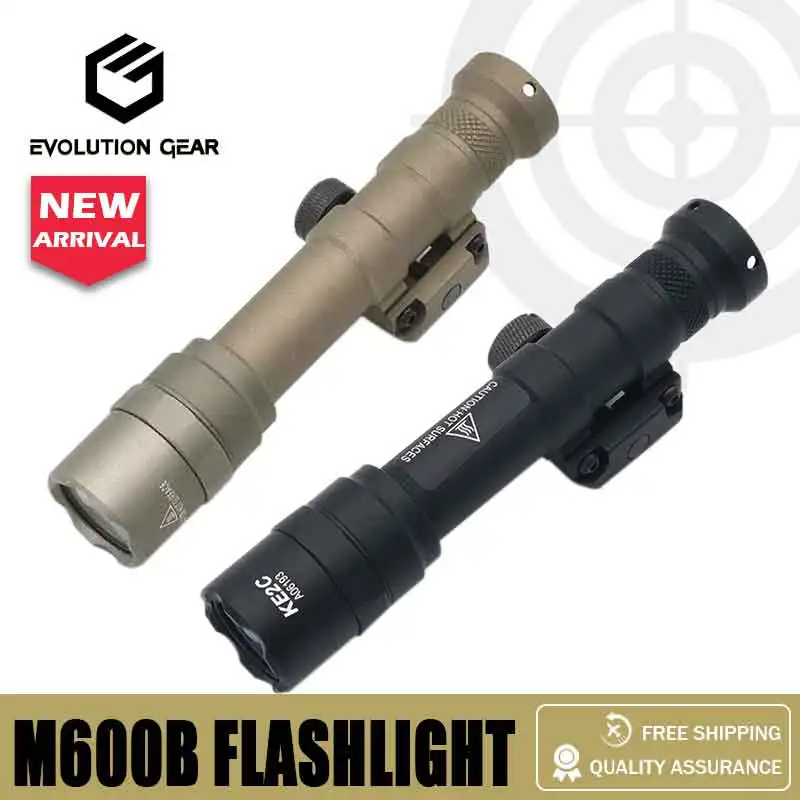 Linterna M600B Luz de explorador táctica Luz de rifle