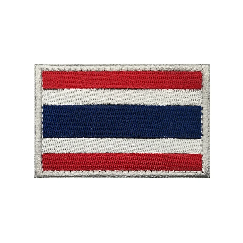 Parche bandera Tailandia 3D PVC con adhesivo para MOLLE táctico - imagen 4