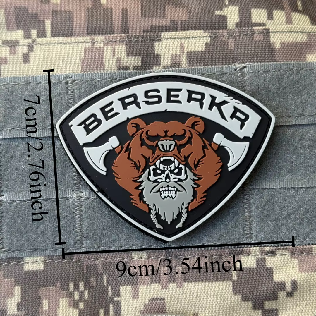 Parche táctico PVC Chevron con diseño de pez – Moral militar - imagen 5