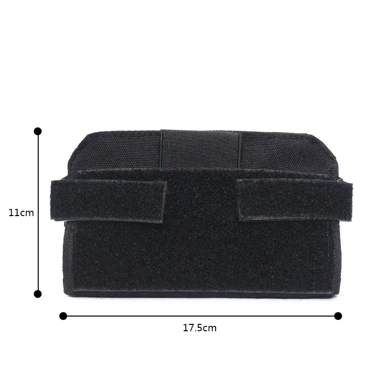 Bolsa táctica para teléfono de administrador, chaleco de caza MOLLE, Panel frontal, soporte para mapa, bolsa de transporte, utilidad, tablero de navegación para teléfono al aire libre - imagen 3