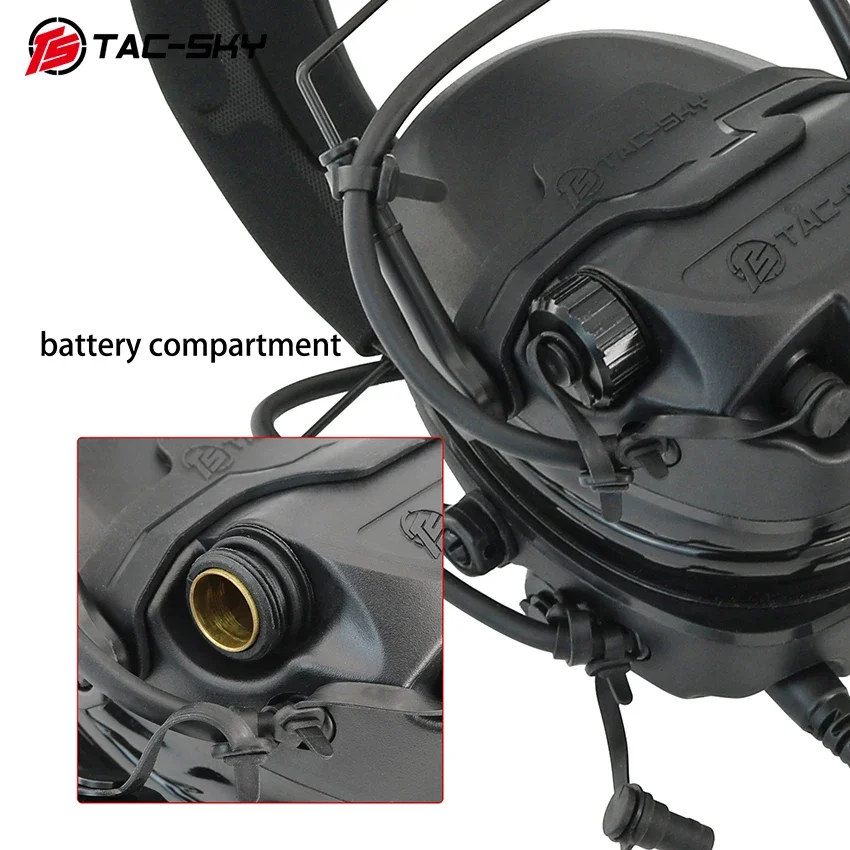 Radio táctica TAC-SKY TAC700 con auriculares, reducción ruido - imagen 3