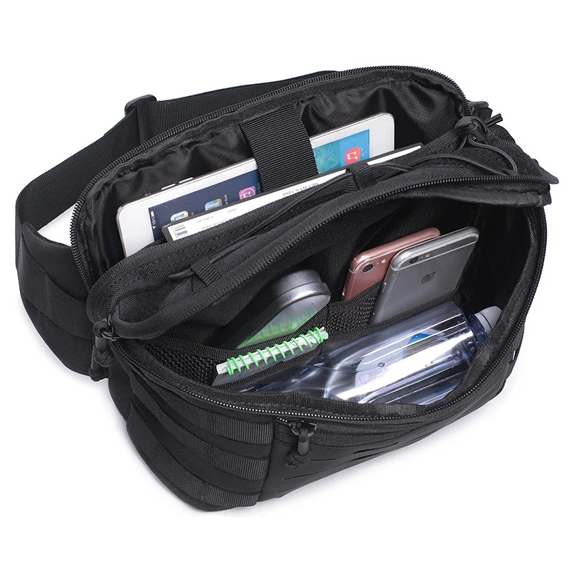 Riñonera táctica de nailon para caza al aire libre, bolsa de herramientas EDC del ejército, para hombre, para pesca, senderismo, utilidad militar, Camping, viajes, deportes - imagen 4