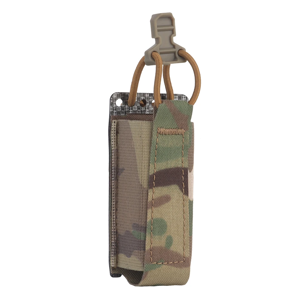 Bolsa MOLLE para pistola individual, estilo Ferro para 9mm/.40, funda táctica para revista Airsoft, bolsa de herramientas para linterna con cordón elástico - imagen 2