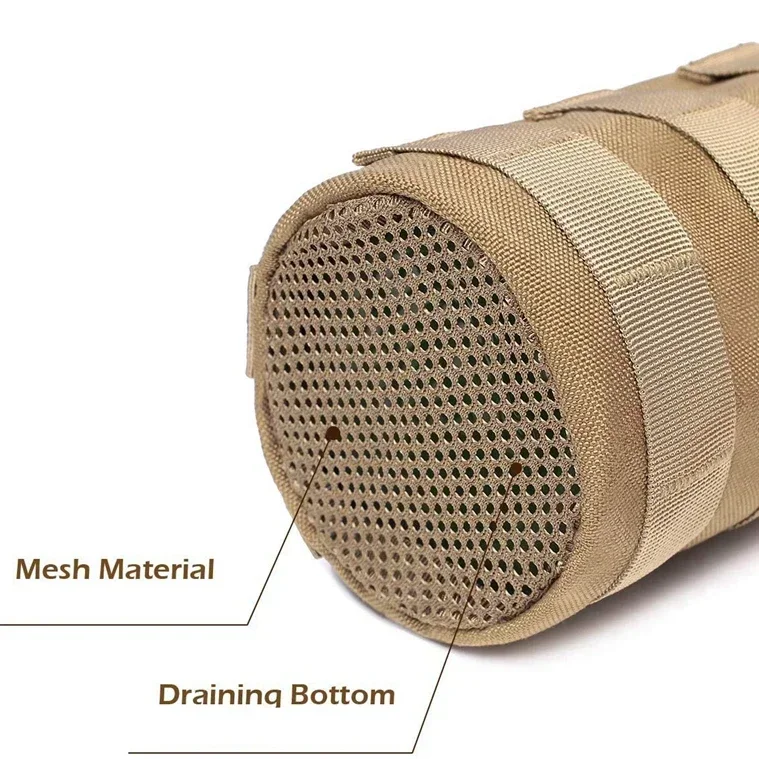 Bolsa táctica MOLLE para botella de agua, camping y ciclismo - imagen 5