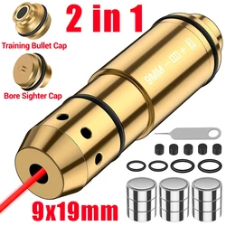 Cartucho de entrenamiento láser 9 mm 2 en 1 para tiro seco avanzado