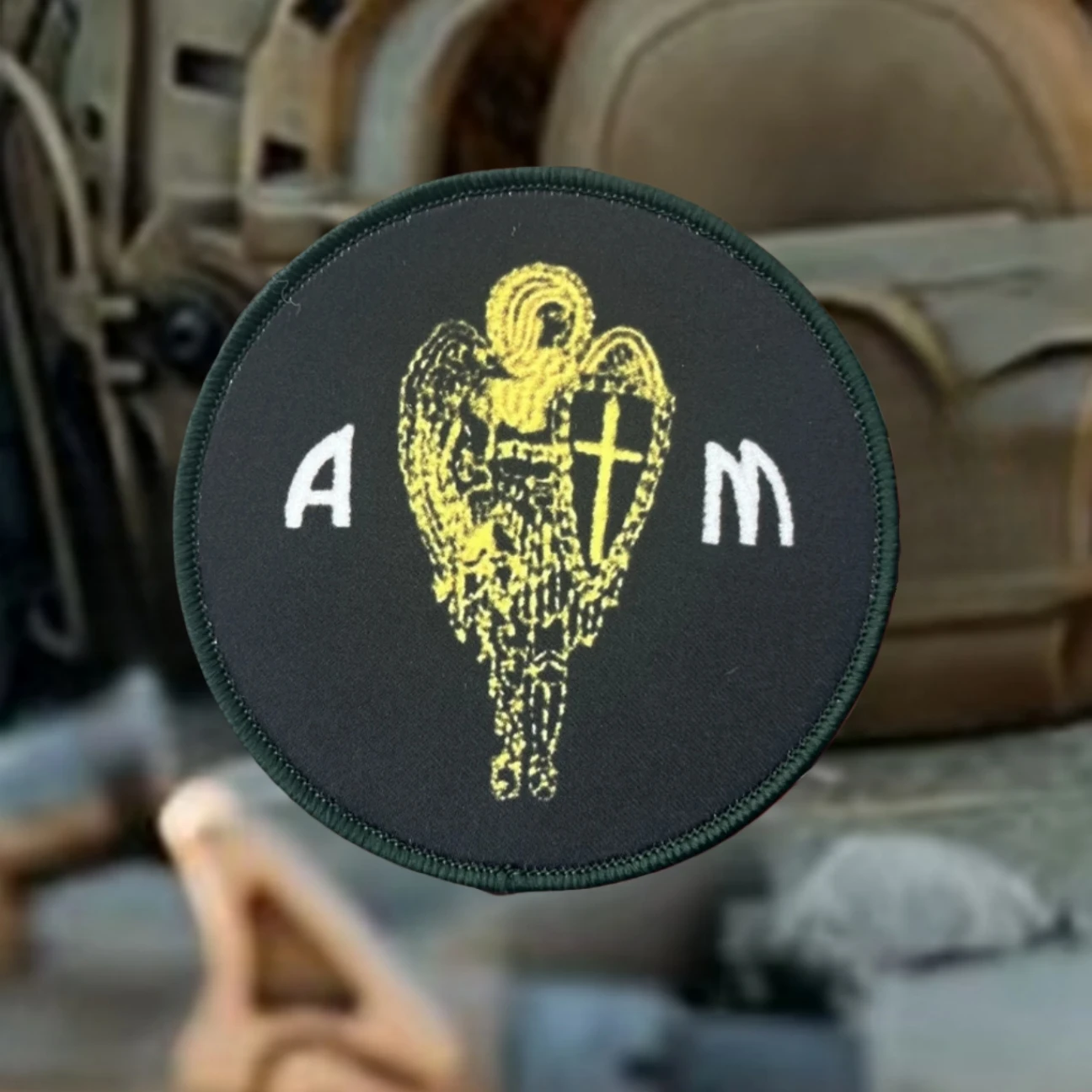 Parches impresos con insignia de moral de Arcángel Mikhail para ropa, brazalete militar táctico, gancho y bucle, accesorios para mochila, pegatinas - imagen 3