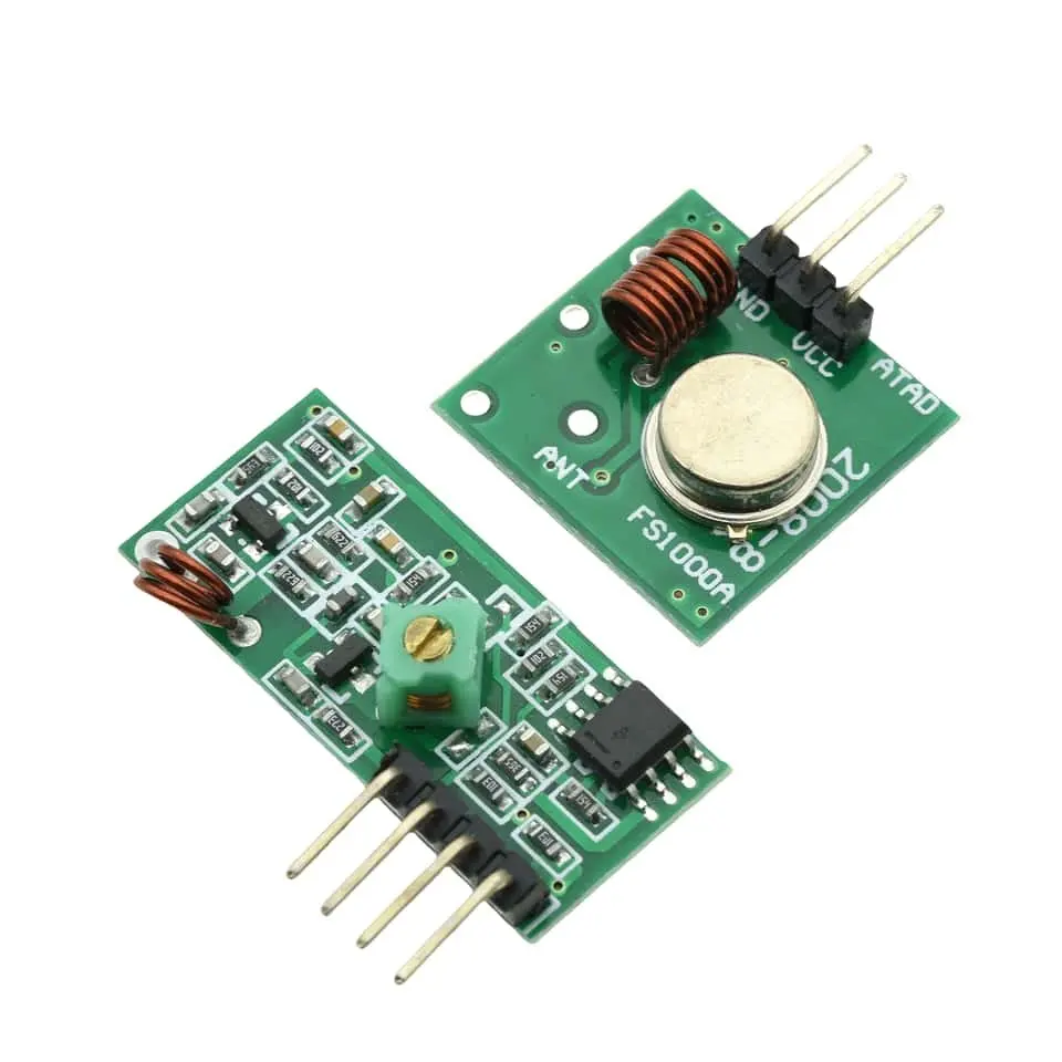 Módulo receptor inalámbrico RF, placa de módulo transmisor, superregeneración ordinaria, 315/433MHz, DC5V para Raspberry PI Smart Home - imagen 4