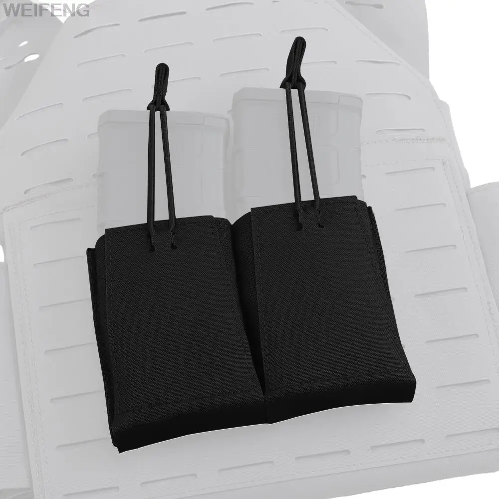 Doiuble-funda protectora de goma para Rifle militar, accesorio táctico de caza, 5,56mm, para M4 AR 15 AK - imagen 3