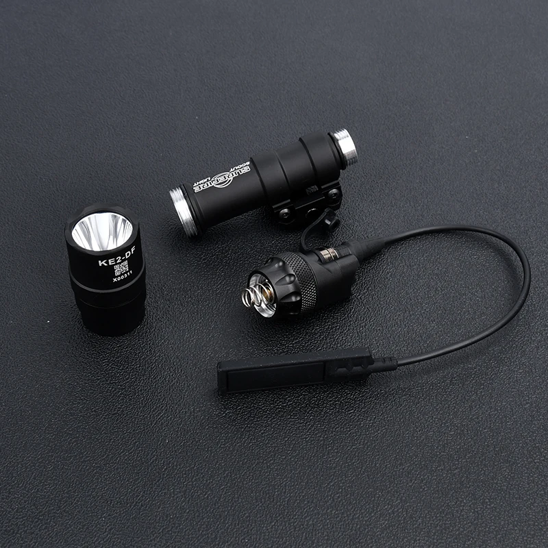 WADSN Luz de explorador M600DF con tapa trasera de Metal Surfire M600 M600C 1400 lúmenes antorchas Airsoft caza Softair arma iluminación - imagen 4