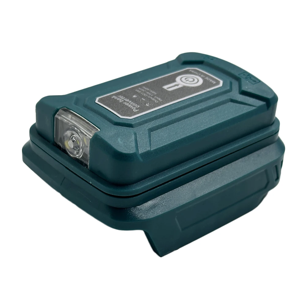 Adaptador de luz LED portátil para batería de litio Makita de 14,4 V/18V BL1830 BL1430 BL1850 convertidor USB Dual con lámpara LED para Makita - imagen 3