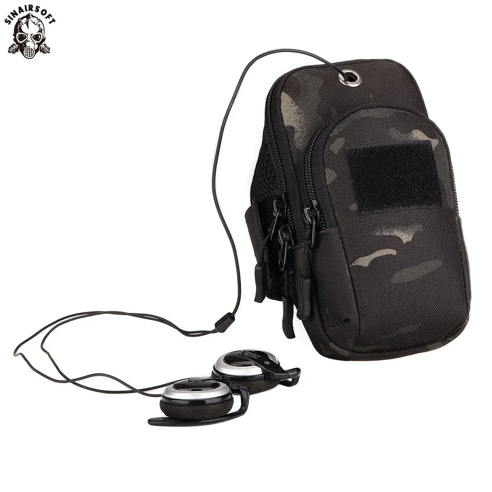 SINAIRSOFT-Bolso de brazo deportivo táctico para teléfono, cartera, bolso para entrenamiento de caza, Fitness, correr, escalada, ciclismo, EDC - imagen 3