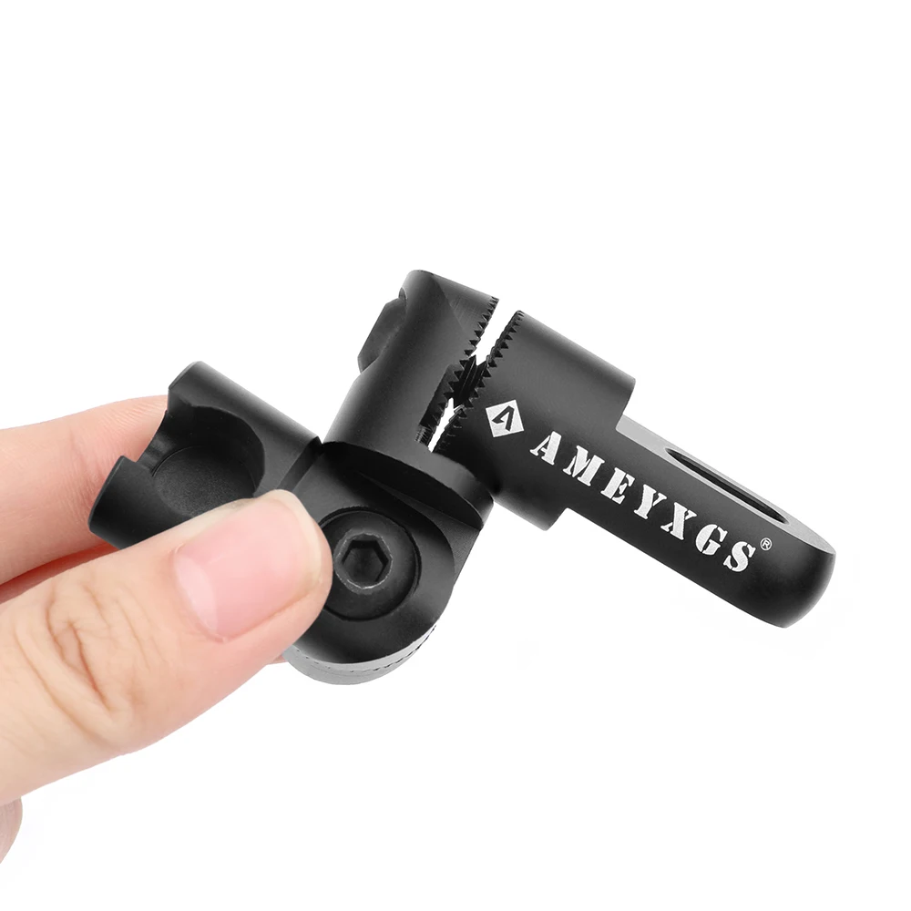 Arco de un solo/doble lado V Bar CNC tiro con arco varilla de equilibrio estabilizador 360 conectar V asiento amortiguador arco tiro caza amortiguador - imagen 2