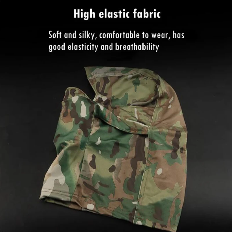 Pasamontañas táctico Airsoft de cara completa Paintball ciclismo bicicleta senderismo bufanda pesca Snowboard máscaras de esquí capucha sombrero hombres mujeres - imagen 5