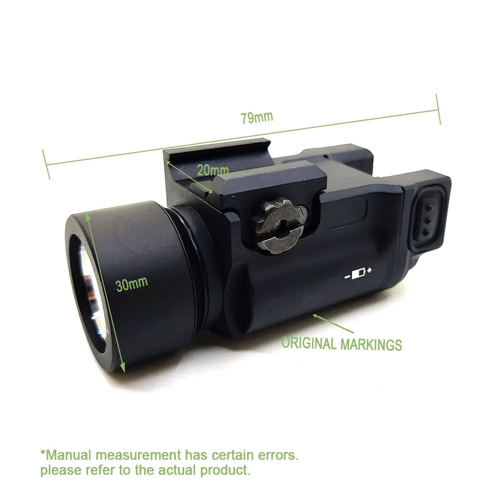 Linterna táctica KLESCH LED estroboscópica para caza y armas - imagen 4
