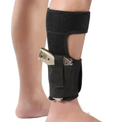 Funda táctica pierna y tobillo para revólver con bolsillo cargador