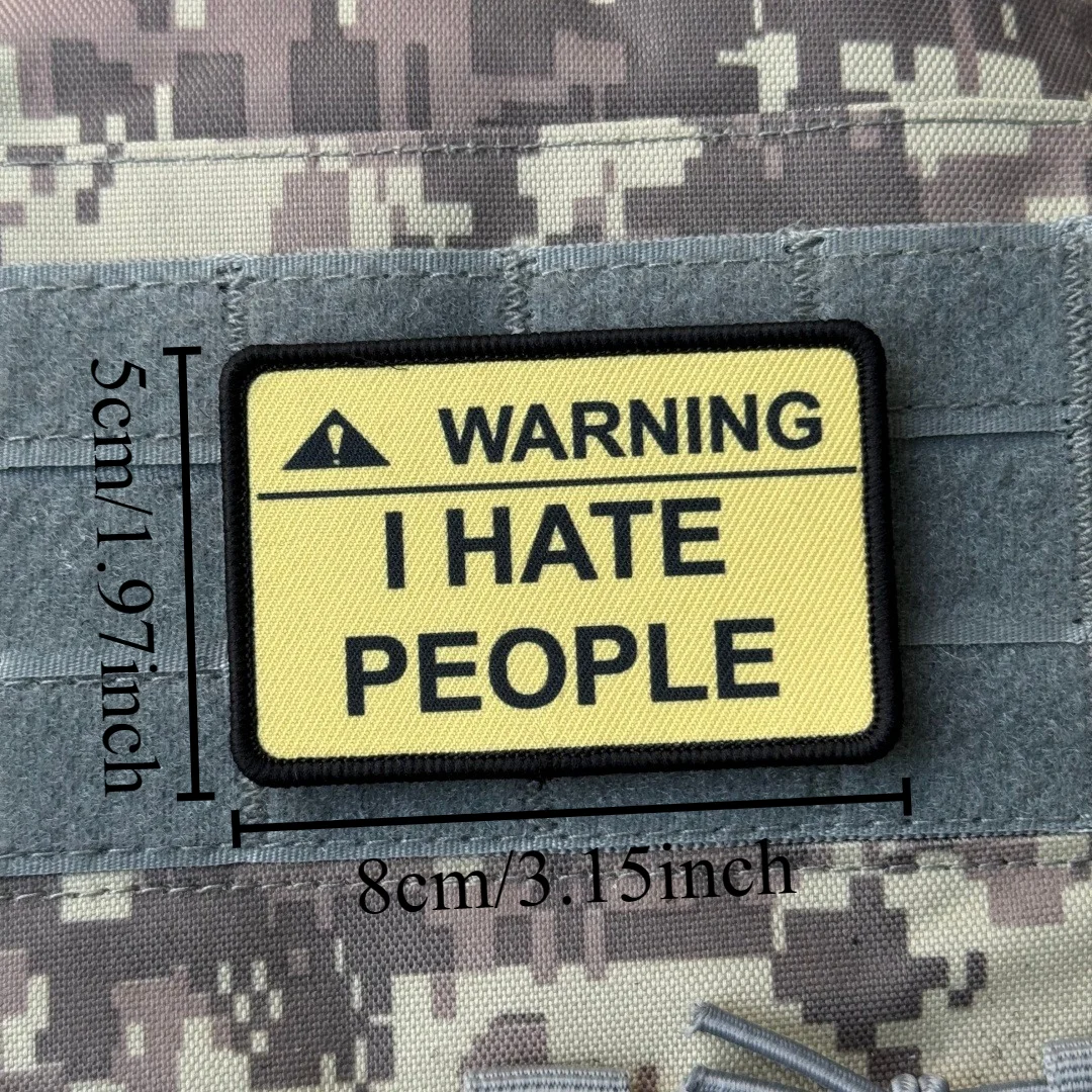 Parche táctico de moral de la bandera pirata "ADHD", brazalete del ejército militar divertido, parches de bucle de gancho impresos para ropa, mochila - imagen 3