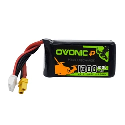 Batería LiPo 4S 1300mAh 14.8V XT60 para Dron FPV Quadcopter