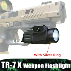 Linterna táctica STREAM TR-7 X TR-1 de Metal, 800 lúmenes, TR7 X, luz LED estroboscópica para G17 G19, Rifle Airsoft TR1 TR-7, antorcha exploradora