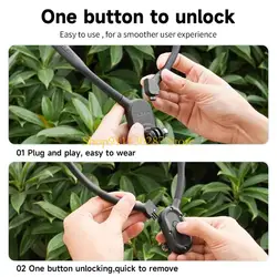 Soporte para cuello Selfie J1HC, soporte ajustable para vista pecho y hombro para Action 3, accesorios para