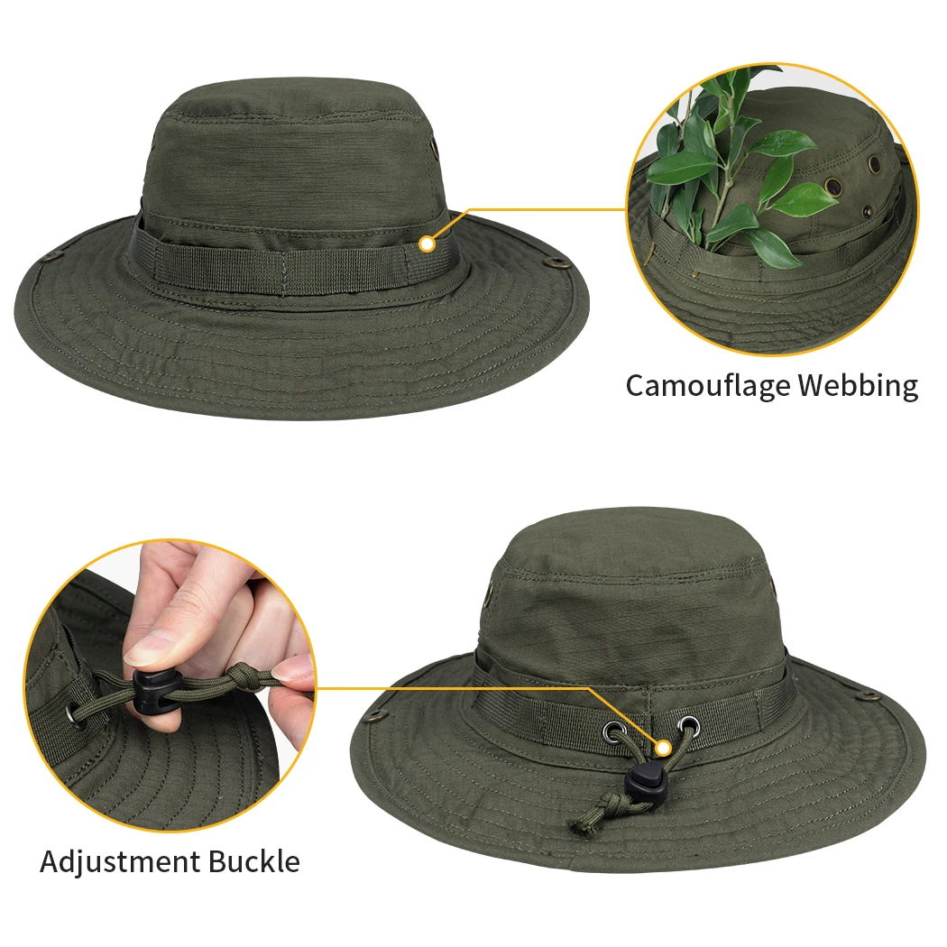 IDOGEAR Gorro Boinne táctico MOLLE Commander Gorra de camuflaje ajustable 3620 - imagen 4