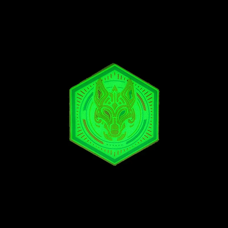 Insignia de moral de luz noctilucente, parches de gancho y bucle de impresión UV, brazalete táctico Chic de China, pegatina de decoración de mochila - imagen 3